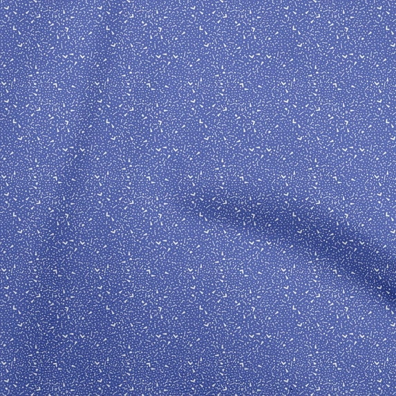 oneOone Georgette Viscose Medium Blue Fabric Christmas Sewing Craft Projects Fabric Prints By Yard 42 Inch Wide