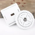 thumbnail image 4 of MasteelfCA 2pcs Practical Beading Cord Disc Braiding Board Handmade Weaving Disk Plate, 4 of 8