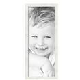 thumbnail image 2 of ArtToFrames 8" x 20" White Stain Picture Frame, 8x20 inch White Wood Poster Frame (WOM-4110), 4 Pack, 2 of 7