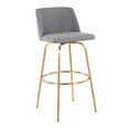 thumbnail image 4 of Toriano 30" Fixed-Height Bar Stool, Bar Chairs, Swivel Bar Stools, Bar Stools Set of 2, 4 of 6