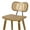Brown Wood + Brown PU Seat + Rattan Back, variant on Foreate 26" Counter Height Bar Stools, Set of 2 with Rattan Mid-Back, Modern Wooden StoolBoucle Fabric Upholstered Bar Chair Mid Century for Kitchen Island Dining Room Office