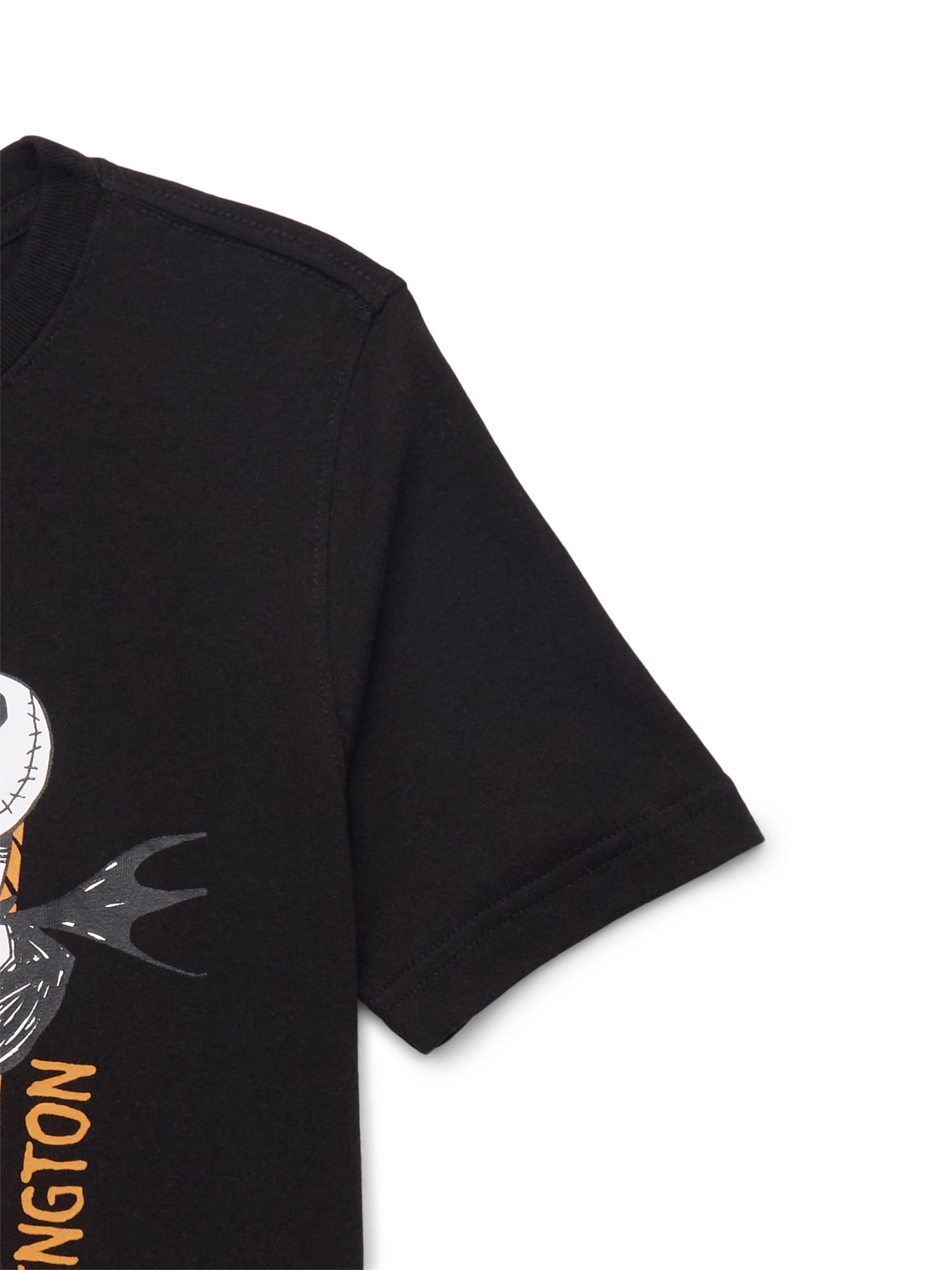 Nightmare Before Christmas Boys Short Sleeve Halloween Graphic T-Shirt, Sizes 4-18