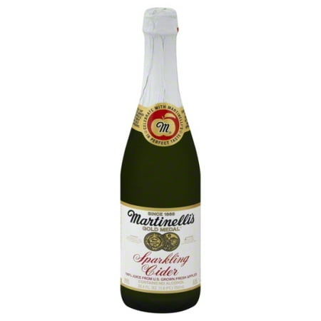 Martinelli's Gold Medal Sparkling Cider 100% Juice from Apple, 25.4 Fl. (Best Apple Juice Brand In India)