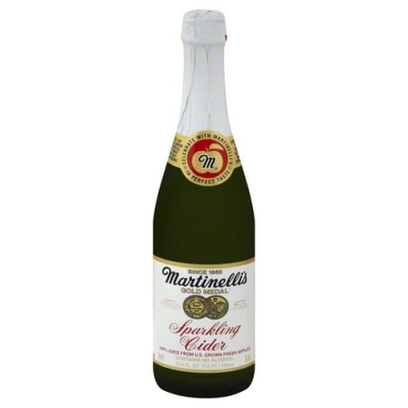 Martinelli's Gold Medal Sparkling Cider 100% Juice from Apple, 25.4 Fl. (Best Sweet E Juice)