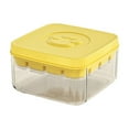 thumbnail image 2 of Plastic Ice Moulds with Lid, Transparent Storage Box for Home Use, Green Yellow Blue, 4.72x2.95in, One-Button Release & Multi-Compartment, 2 of 9