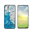 thumbnail image 1 of Compatible with Samsung Galaxy A11 Phone Case, Blue Marble 45 Case Men Women, Flexible Silicone Shockproof Case for Samsung Galaxy A11, 1 of 1