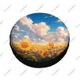 thumbnail image 5 of Motif Tournesols en Champ Polyester Housse de Roue de Rechange Universelle pour Remorque RV SUV Camion Camping-Car, 5 of 5
