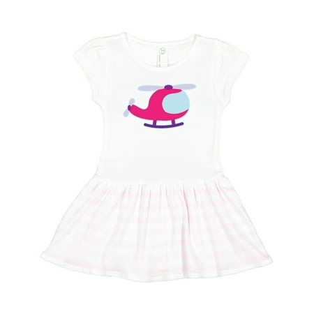 

Inktastic Helicopter Pink Girls Gift Toddler Girl Dress