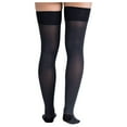 thumbnail image 2 of Allegro Soft Heather Opaque 15-20 mmHg Compression Thigh High Stockings, 2 of 7
