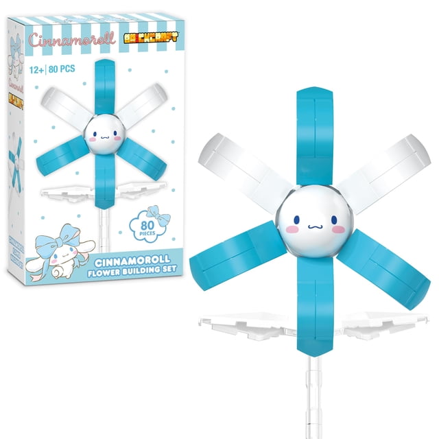 Juego de construcción Brickcraft Sanrio Cinnamoroll Flower, 80 unidades
