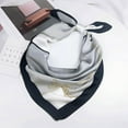 thumbnail image 3 of Prolriy Silk Scarf for Women, Women's Satin Silk Feels Formal Square Neck Scarf Hair Wrapped Mother's Day Gift Neckerchief Satin Scarf Black, 3 of 5