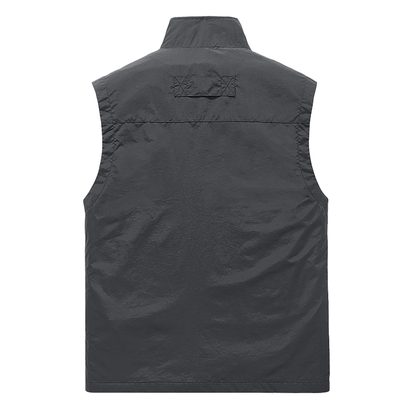 Gilet Sans Manche Ali Gris Et Noir North Ways - Multi-poches, Protection Lombaire (polyester)