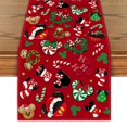 thumbnail image 1 of Camino De Mesa Navideño, Cubierta De Mesa Con Diseño De Ratón De Dibujos Animados Navideños, Decoración Navideña De Invierno Y Año Nuevo, Adornos Navideños Rojos Para Fiesta En Casa, 1 of 5