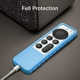 thumbnail image 2 of [2 Pack] Fintie Protective Case for Apple TV Siri Remote 2021 - Honey Comb Lightweight Anti Slip Shockproof Silicone Cover, 2 of 7