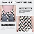 thumbnail image 6 of Pioneer Flower Floral Print Pattern Apron for Women and Men, Cotton Linen Waterproof with Pockets, Adjustable, 33x27 Inch for Kitchen, Gardening, BBQ, Salon, 6 of 6