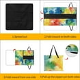thumbnail image 3 of Colorful Tie Dye Vortex Picnic Blanket Waterproof Outdoor Beach Blanket Hand-held Pad Suitable for Travel, Camping, Beach, Family Gatherings, 3 of 7