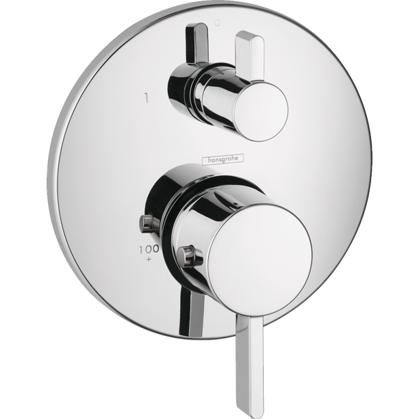 Hansgrohe Ecostat Thermostatic Trim S with Volume Control and Diverter