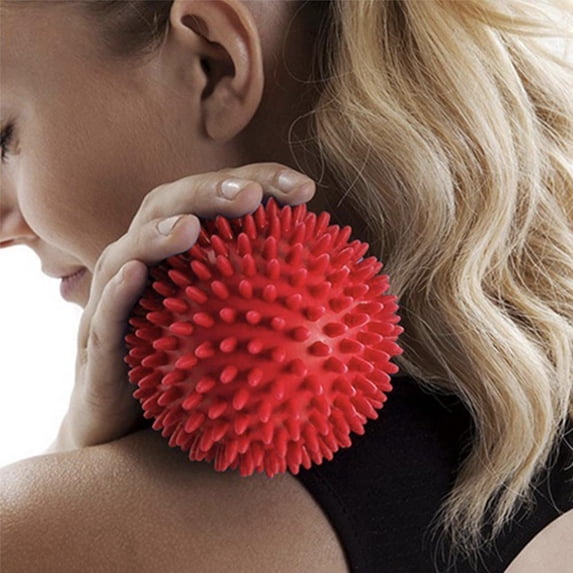 Windfall 7.5cm/9.5cm Yoga Studio Spikey Massage Gym Balls Spiky Stress Reflexology for Plantar Fasciitis Relief, Manual Therapy, Acupressure, Reflexology