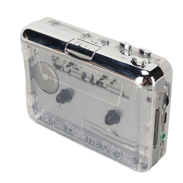 Convertidor De Cinta A MP3, Sonido Estéreo De Alta Fidelidad, Reproductor De Casete Ligero, De Sonido Clara Retro Con Carcasa Transparente Para Grabadoras De CD