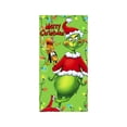 thumbnail image 2 of Cubiertas de puerta de Grinch Cubierta de puerta navideña, Decoración de puerta navideña, Decoración de puerta de entrada Suministros para fiestas navideñas Cubierta de puerta navideña de 78,7 x 35,4, 2 of 3