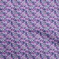 thumbnail image 1 of oneOone Cotton Poplin Twill Violet Fabric Geometric Diy Clothing Quilting Fabric Print Fabric By Yard 56 Inch Wide, 1 of 4