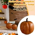 thumbnail image 5 of Set of 2 Illuminated Starry Night Glass Pumpkins, Twinkle Light Pumpkins, Fall Halloween Timer Lighted Sparkling Pumpkin Decorations Lamp With Storage Bag for Home Bedroom Bathroom Hallway(Black,M+L), 5 of 9