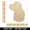 thumbnail image 2 of Cocker Spaniel Dog Head Wood Shape Unfinished Piece Cutout Craft DIY Projects - 4.70 Inch Size - 1/4 Inch Thick, 2 of 7