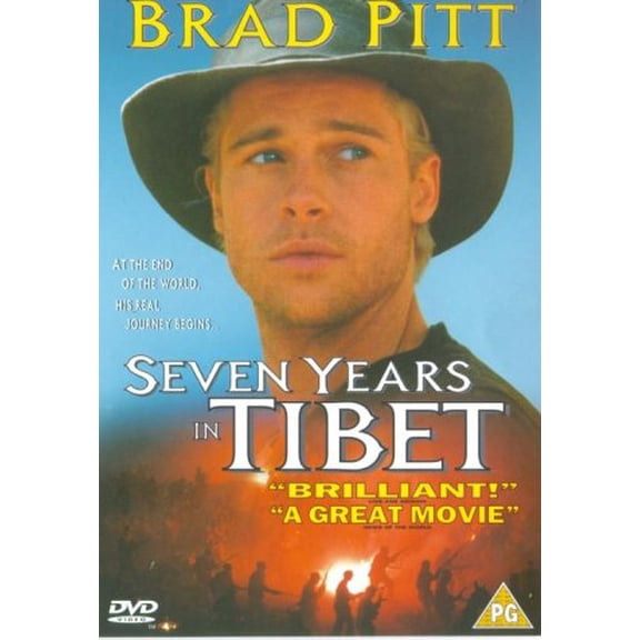 Seven Years In Tibet (DVD) B.D. Wong Jamyang Jamtsho Wangchuk Brad Pitt David Thewlis Mako