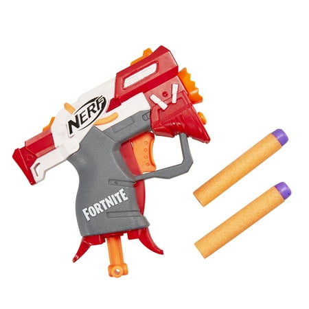 Nerf Fortnite TS Nerf MicroShots Dart-Firing Toy Blaster and 2 Official Nerf Elite (Best Old Nerf Guns)