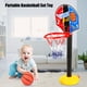 thumbnail image 2 of Miniatura De Baloncesto Suave E Inofensiva, Regalo Deportivo Portátil Para Niños, Plástico + Cuerda De Nailon Para Exteriores Para El Hogar, 2 of 8