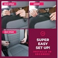 thumbnail image 6 of Todays Kids 2-Pack Back Seat Protector for Child Car Seat Kick Mat - Heavy Duty Car Back Seat Cover for Kids, Multipurpose Back Seat Car Organizer for Kids - Waterproof 600D Fabric, Easy to Clean, 6 of 7