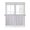 Pink, variant on Half Window Curtains 24 Inches Long, Abstract Plaid, Window Treatment Curtain Drapes, Minimalistic Multi Colors Country Rustic Plaid Short Curtains Tiers for Kitchen Over Sink, 27.5"x24", 2 Panels