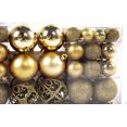 thumbnail image 4 of 100 piezas Bolas de Navidad Decoraciones para árboles de Navidad Bolas para árboles de Navidad 100 ganchos de metal Colgantes Inastillables (púrpura, dorado, rojo) Adepaton LN-0882-2, 4 of 4