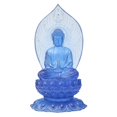 thumbnail image 4 of Abbracc 22cm Buddhist Figure on Lotus Base Ornament Decorative for Housewarming Gift A, 4 of 9