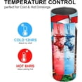 thumbnail image 2 of Puerto Rico Insulated Skinny Tumblers Cup Coffee Mug with Lid Boricua 20oz - Reusable Stainless Steel Water Bottle for Hot & Cold Drinks Tea Cup Iced Coffee Travel Mug, 2 of 7