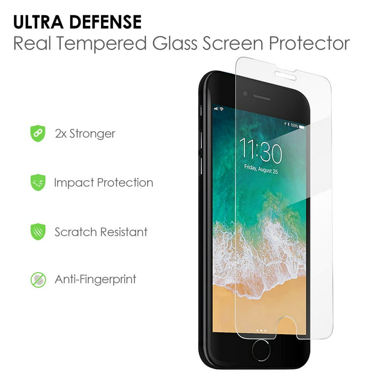 TemperedGlass Treated Screen Protector for iPhone SE / iPhone 8 / iPhone 7