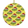 thumbnail image 1 of Adorno navideño colgante Grin-Ch para árbol de Navidad: adornos colgantes de cerámica para fiestas: ideas para regalar adornos navideños, 1 of 8