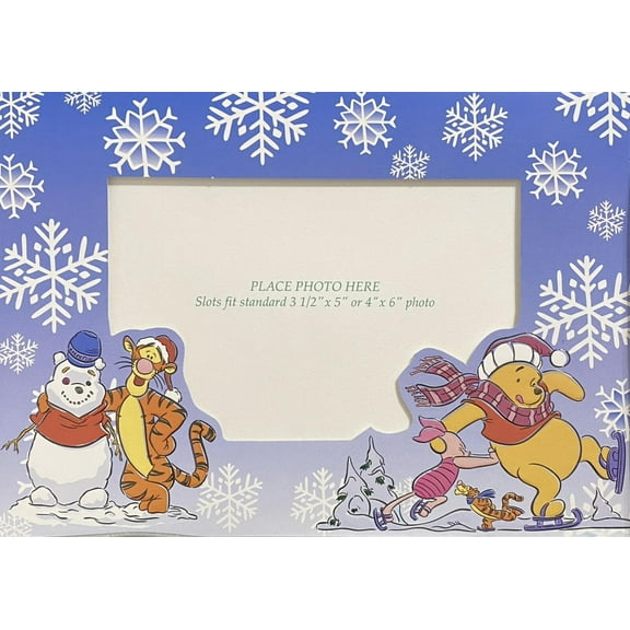 Disney Winnie the Pooh Christmas Photo Holder Greeting Cards 20 Count