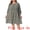 Black, variant on Plus Size Drawstring V Neck Babydoll Midi Flowy Dress 1X Orange