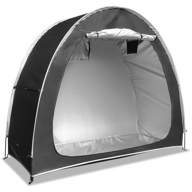 Cobertizo impermeable para almacenamiento de bicicletas al aire libre, tienda de campaña para bicicletas resistente, ahorro de espacio, cubierta para almacenamiento de herramientas de jardín,