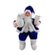 thumbnail image 2 of Figura de Papá Noel con bolsa de regalo y regalos para decoración navideña de oficina azul, 2 of 3