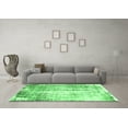 thumbnail image 3 of Ahgly Company Indoor Square Oriental Emerald Green Industrial Area Rugs, 8' Square, 3 of 4