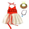 thumbnail image 3 of Vestido de Moana de Disney para niñas, para Halloween, para playa, verano, fino, de dos piezas, para carnaval, fiesta, princesa, 3 of 5