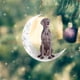 thumbnail image 2 of Iron Art Siéntese en la luna Lovely Dog Moon Ornament para los amantes de los perros Christmas Tree Pendent 2PC Wmkox8yii gf6363, 2 of 4