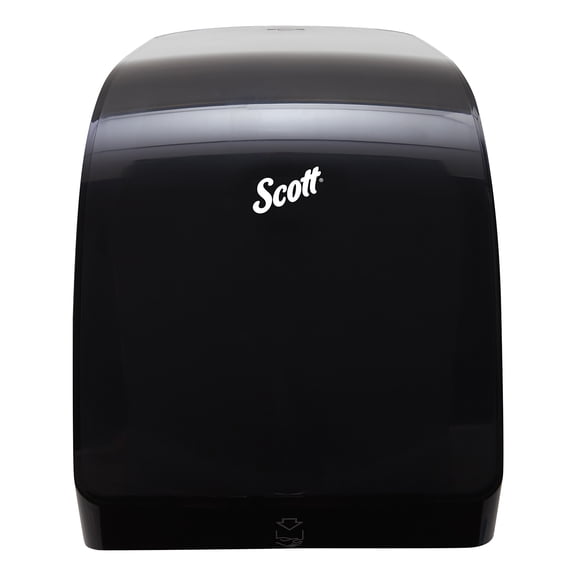 Scott KCC 34346 12.66 in. x 9.18 in. x 16.44 in. Pro Mod Manual Hard Roll Towel Dispenser - Smoke (1/Carton)