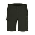thumbnail image 6 of UVEASISHA Cargo Shorts for Men Solid Straight Leg Work Shorts Summer Outdoor Short Pants with Phone Pockets Army Green L, 6 of 9