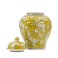 thumbnail image 4 of Galt International Floral Chinoiserie Ceramic Ginger Jar 12", 4 of 5