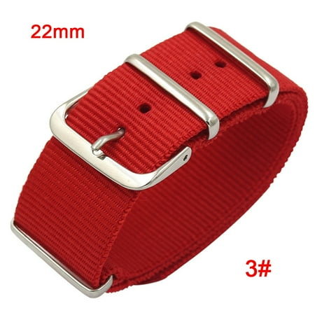 - 18mm 20mm 22mm Ballistic Durable Military Nylon Watch Band Army Sports Nato Fabric Nylon Watchband Accessories For 007 James bond Watch Strap