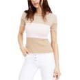 thumbnail image 1 of maison Jules Womens Stripe Pullover Sweater, Multicoloured, Large, 1 of 1