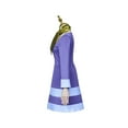 thumbnail image 3 of Elegant Purple Dress with Silk Scarf, 3 of 6